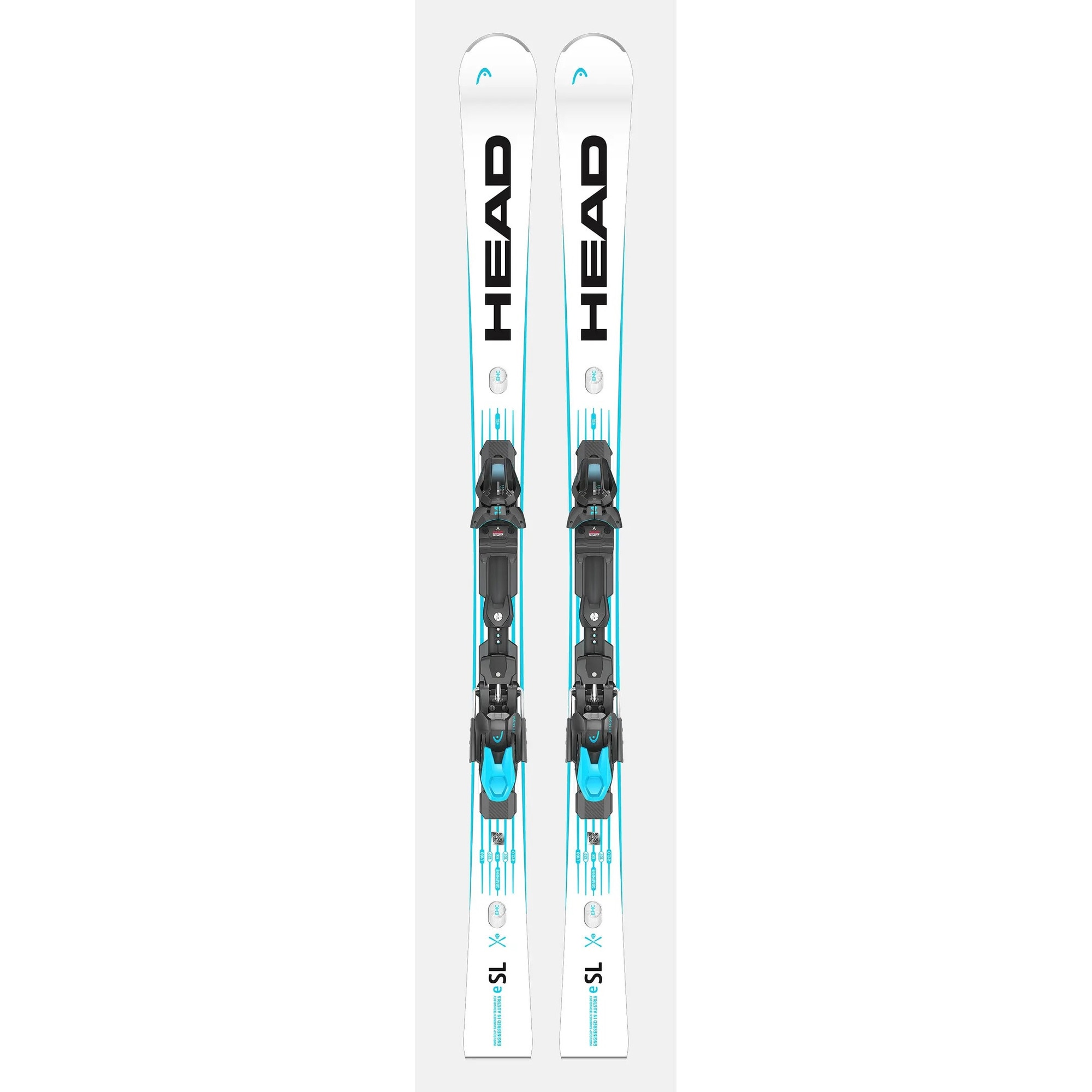 Schiuri HEAD WC Rebels e-SL RP, 165 cm, alb-albastru cu legatura