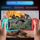 Контролер GamePad Bluvista® Gaming за телефон Android, iOS, компютър, PS, Nintendo Switch, Bluetooth 5.0, безжичен, син/червен