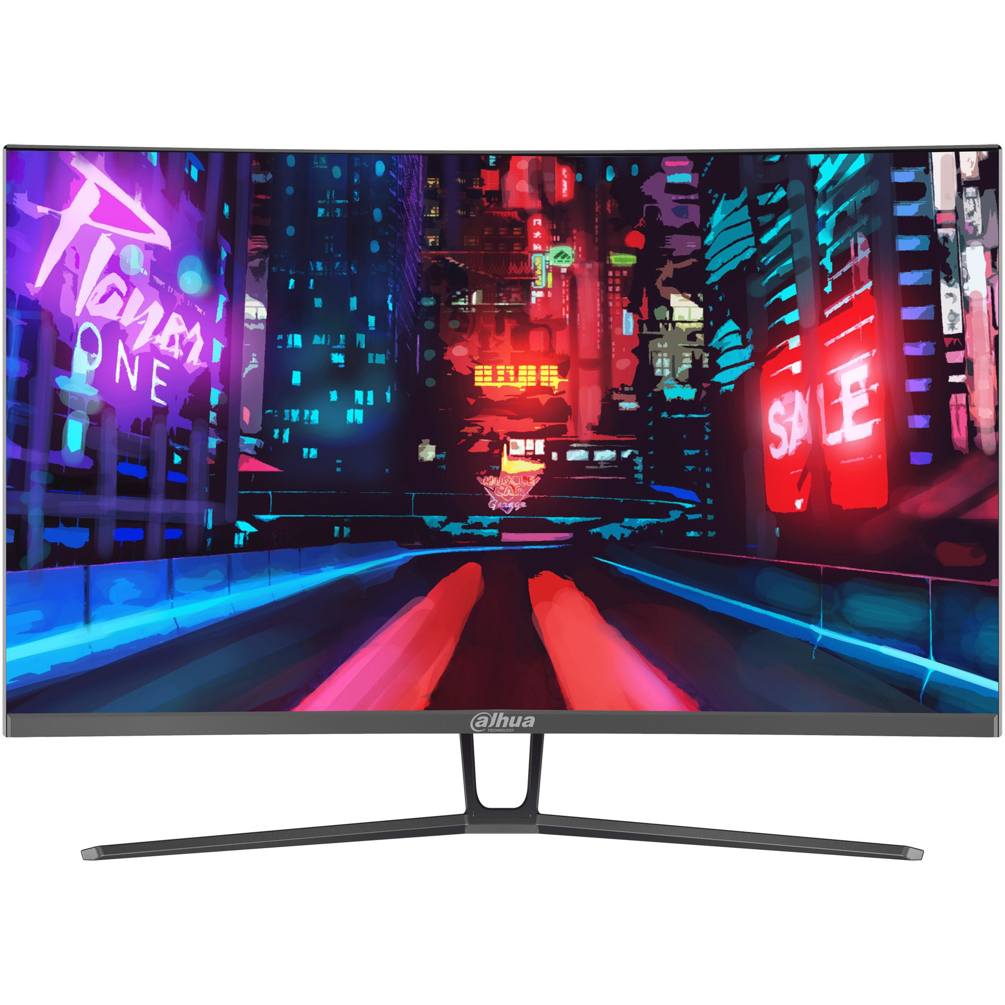 Monitor Gaming Curbat Dahua LM32-E230C, LED ,VA, 31.5", 165 Hz, FHD (1920x1080), 16:9, 300 cd/m², 3000:1, MPRT 1 ms, 1×DP1.2, 2×HDMI 1.4, 1×Audio out port, VESA 75x75 mm, Negru