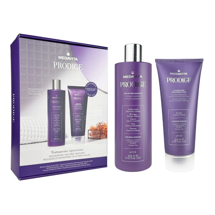 Duo Luxury Kit pentru Umplerea Firului de Par - Medavita Prodige