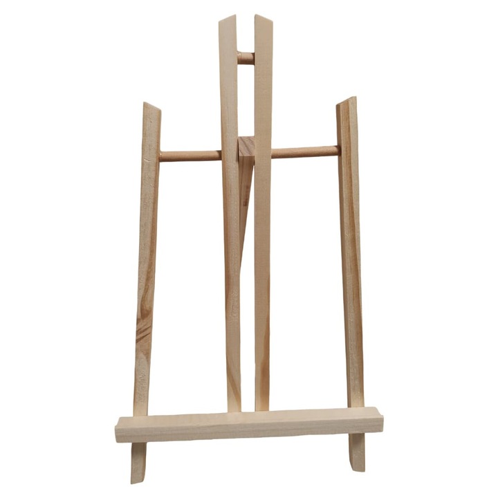 Sevalet de Masa din Lemn de Culoare Naturala 40cm