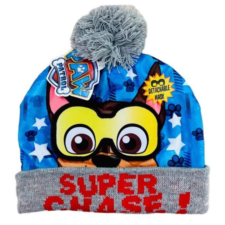 Caciula groasa Paw Patrol Super Chase 34727, Gri