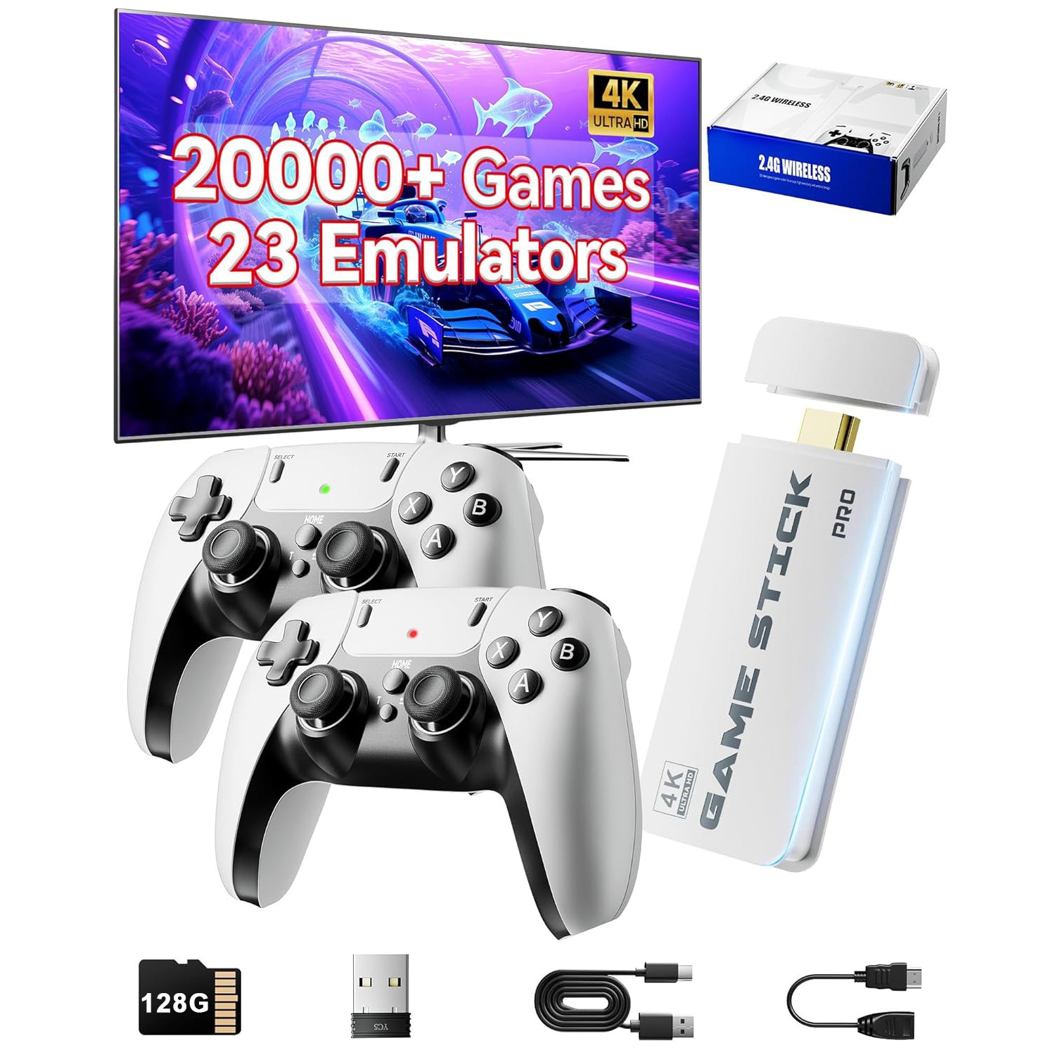 Monitor Stick Stick consola de jocuri retro modernizat, stick de jocuri video HD ...