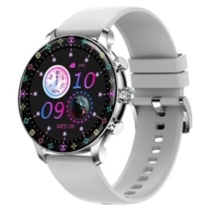 Bratara sport inteligenta pentru femei, argintiu