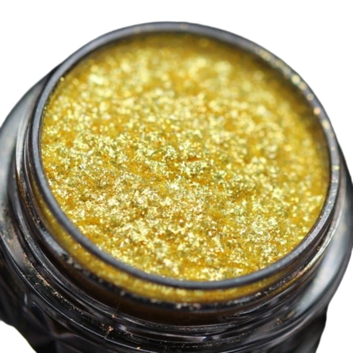 Pigment KAJOL Beauty PK18 sárga Csillogás/Mikrocsillám sminkhez, 1g