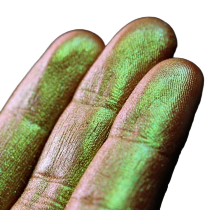 Pigment KAJOLBeauty PK76 arany-zöld-rózsaszín duokróm sminkhez, 1g