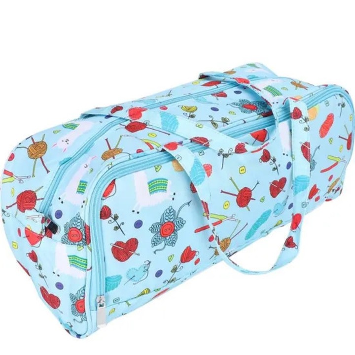 Kötőtű tartó táska, készlet, horgoláshoz, sokszínű, otthonra és utazáshoz