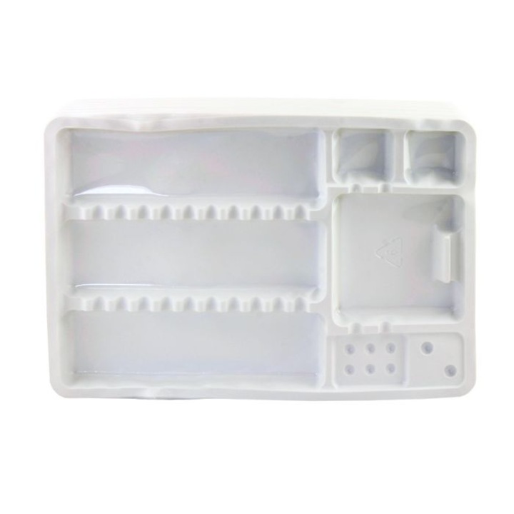 Tavite din plastic de unica folosinta 28x18cm PRIMA, pentru instrumentarul stomatologic, 100 bucati