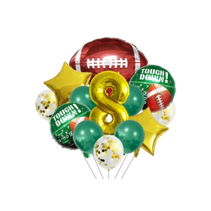 Foci lufi, digitális, 32 hüvelykes, Super Bowl dekoráció, többszínű