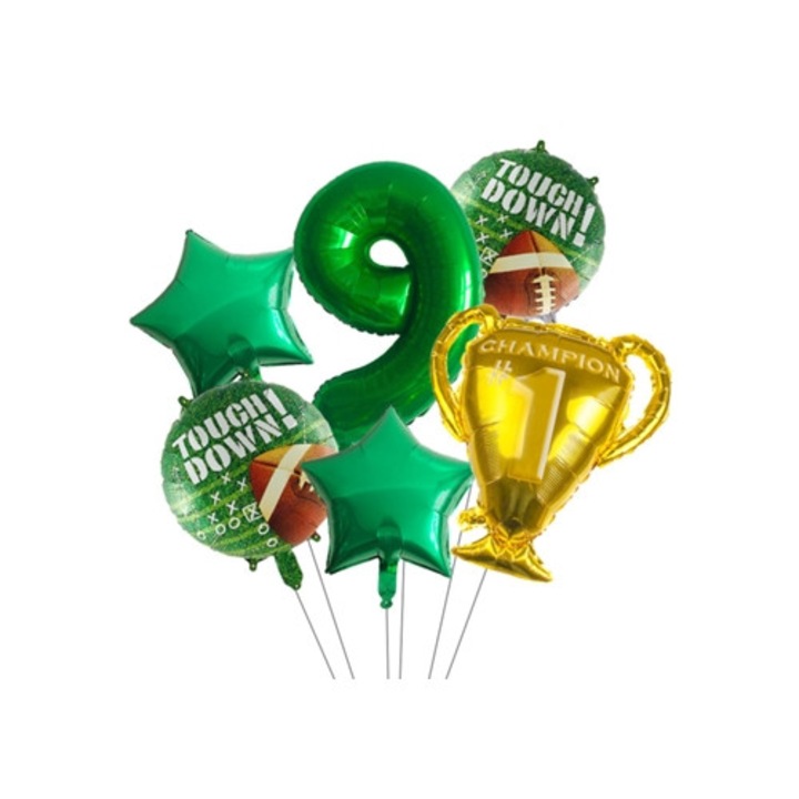 Fólia lufi, sport bajnoki trófea, 32 hüvelyk, parti dekoráció, többszínű