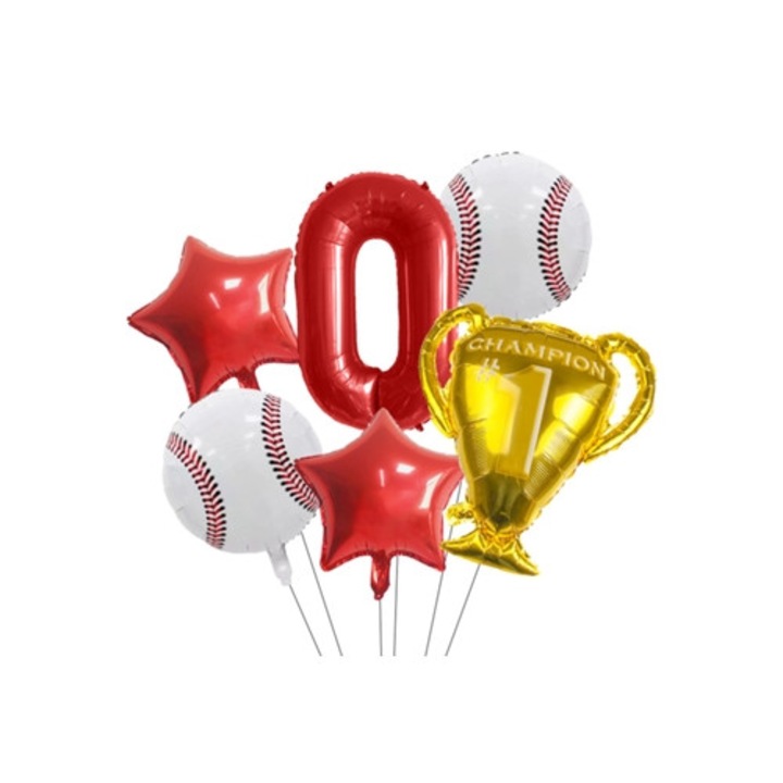 Sportbajnoki trófea fólia lufi, 32 hüvelykes, partidekoráció