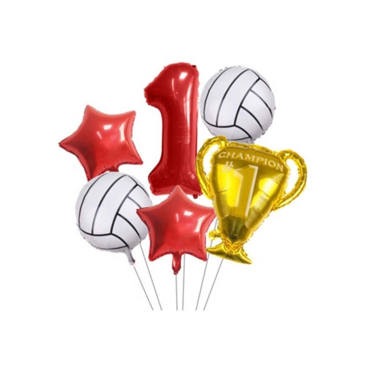 Fólia lufi, sport bajnoki trófea, 32 hüvelyk, parti dekoráció