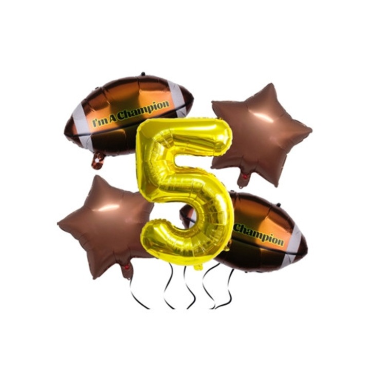 Foci Lufi Szett Születésnapi Partyra, Super Bowl Téma, Többszínű