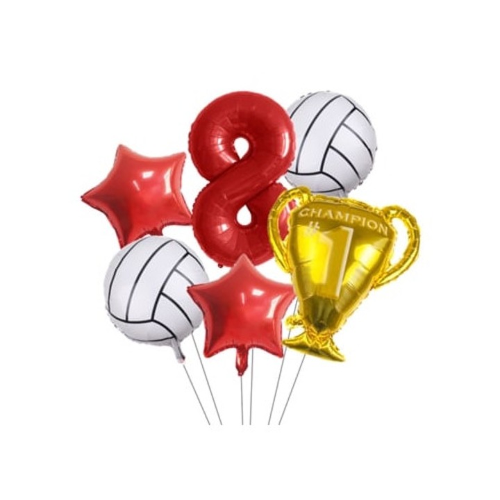 Fólia lufi, sport bajnoki trófea, 32 hüvelyk, parti dekoráció