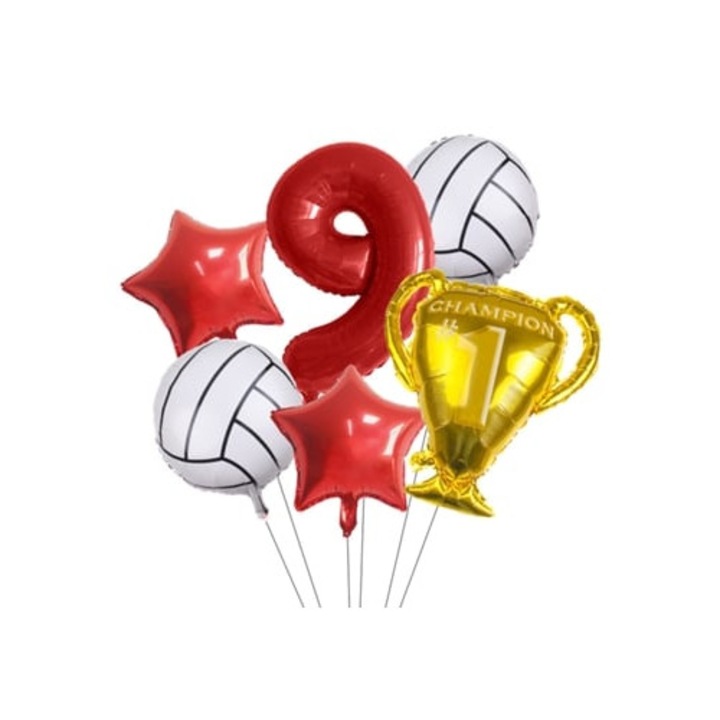 Fólia lufi sportbajnoki trófea, 32 hüvelyk, parti dekoráció
