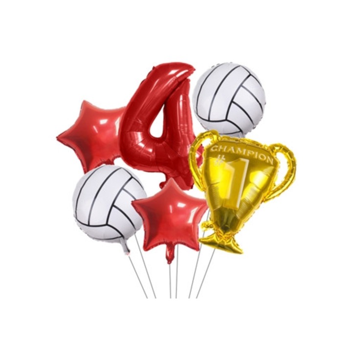 Fólia lufi sportbajnoki trófea, 32 hüvelyk, parti dekoráció