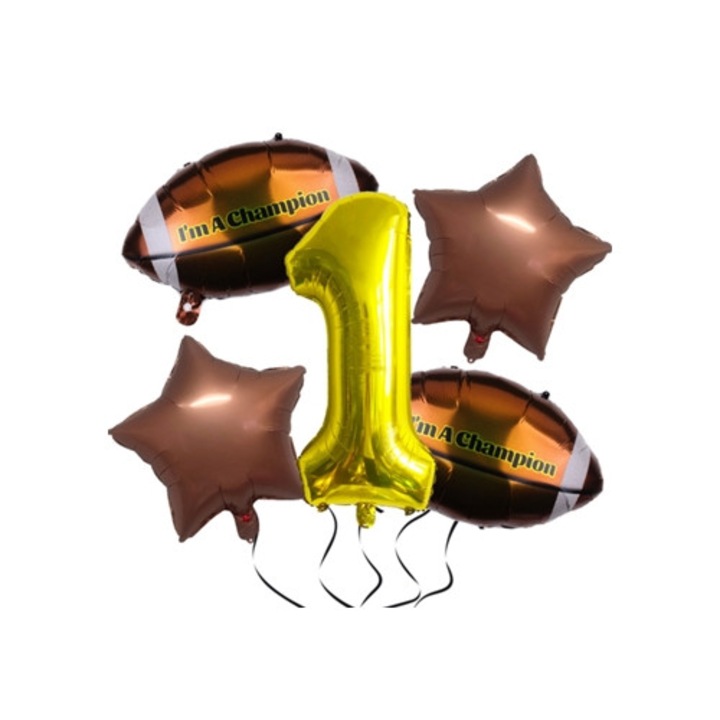 Foci Lufi Szett Születésnapi Partihoz, Super Bowl Téma, Többszínű