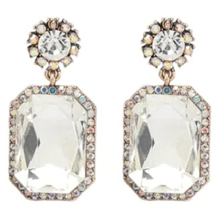 Cercei dama, cu strasuri