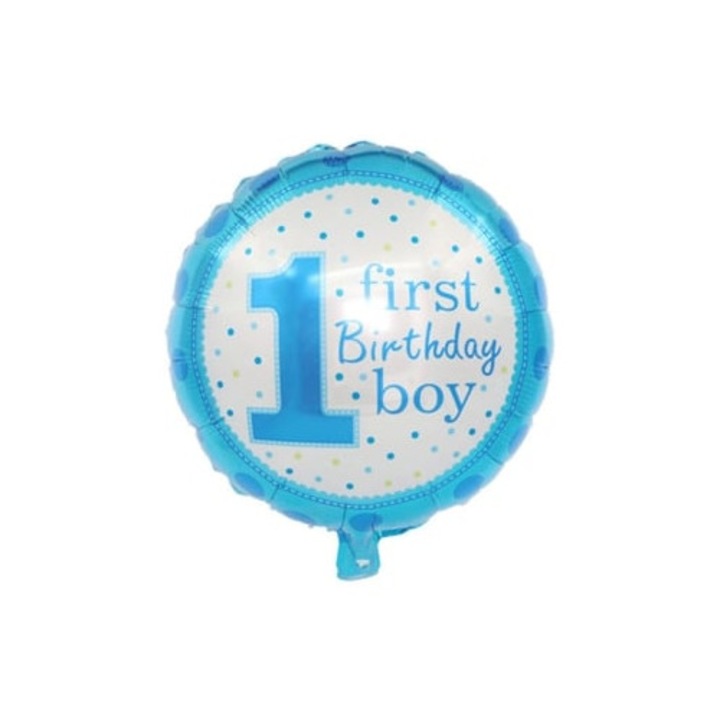 18 hüvelykes fólia lufi 1 éves születésnapi zsúrra, többszínű