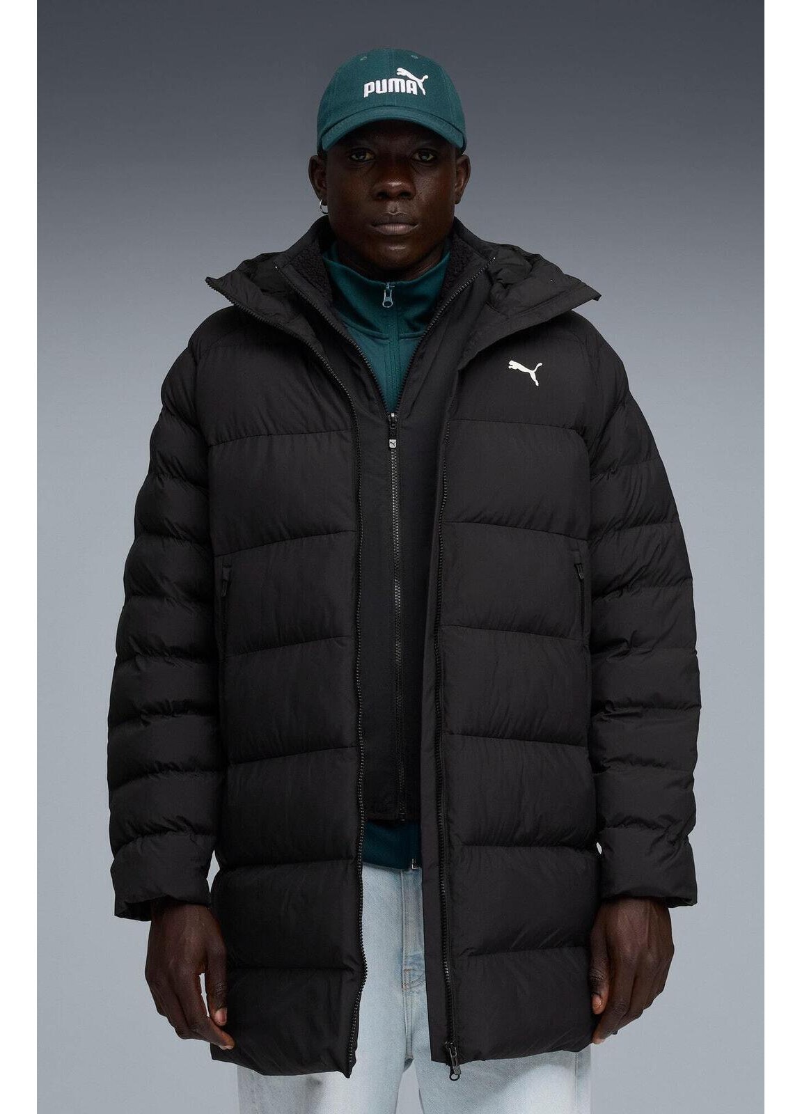 Ami ✖️ puma HOOD PARKA Geaca barbati Puma Mono Hooded Parka, Negru, 2XL INTL - eMAG.ro