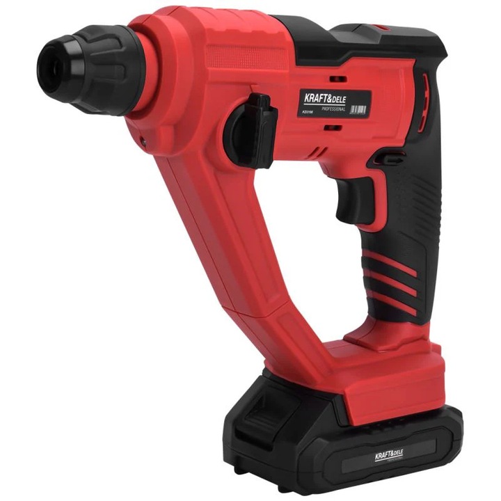 Kraft&Dele KD3196 ütvefúró, 21V, 2J, 2 db 4Ah akkumulátor, SDS-Plus, koffer