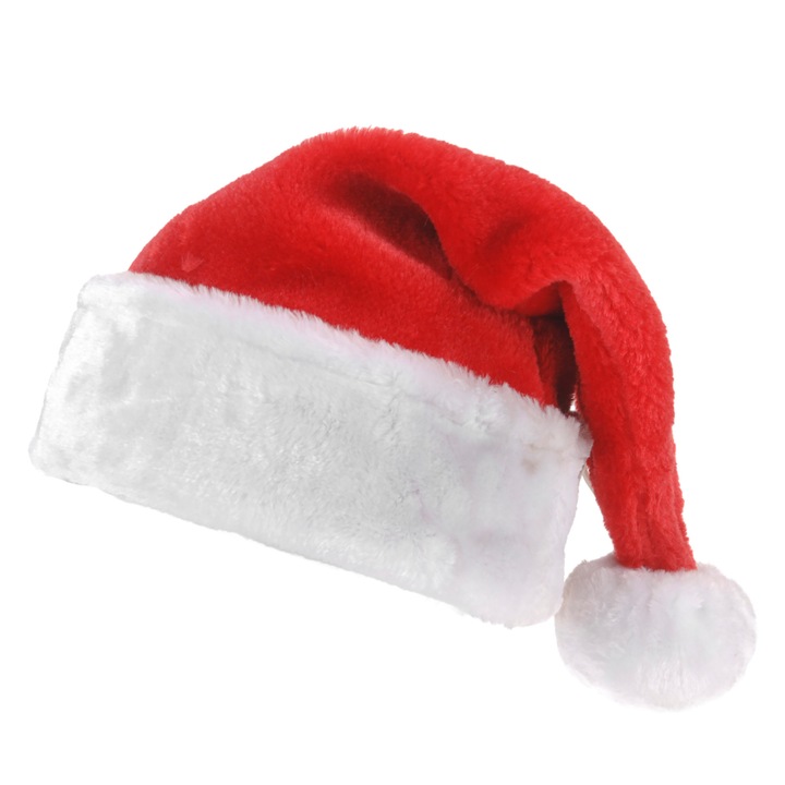 Palarie Mos Craciun, EDANTI, Plus, Rosu, 40x30cm