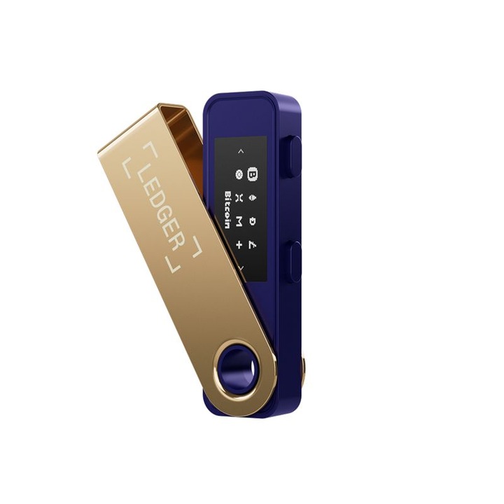 Ledger Nano S Plus Kripto elektronikus pénztárca, Bitcoin, Ethereum, NFT és egyéb virtuális valutákhoz, Ferro Fuchsia