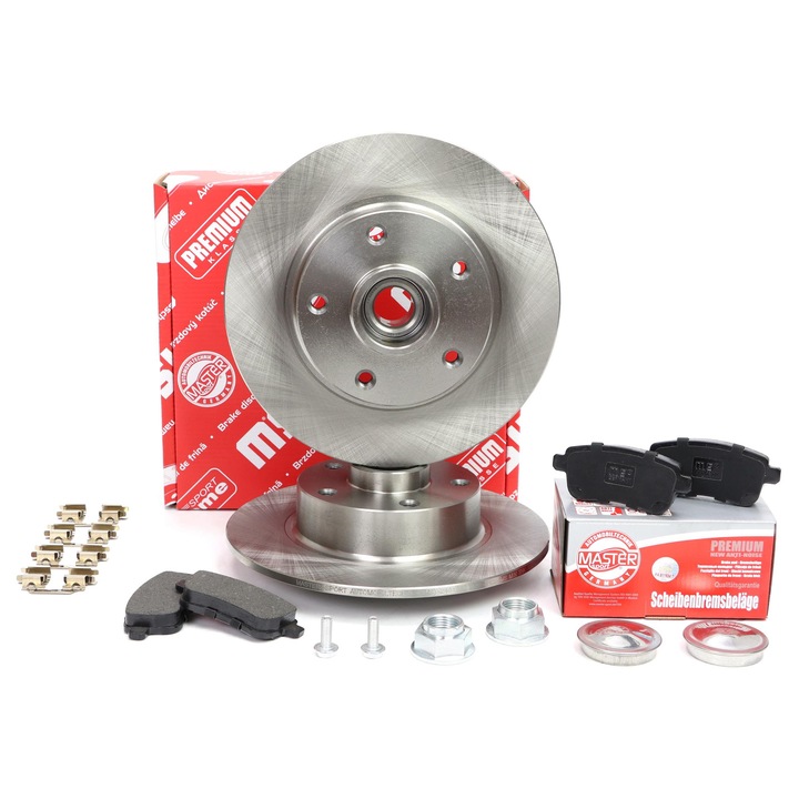 Master-Sport fékbetét és féktárcsa készlet, Renault Megane CC/III, Scenic III, 260mm, 5 lyukú