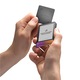 Ledger Flex Kripto elektronikus pénztárca, Bitcoin, Ethereum, Solana, Cardano, NFT és egyéb kriptovalutákhoz, Helyreállítási kulcs, Ferro Fuchsia