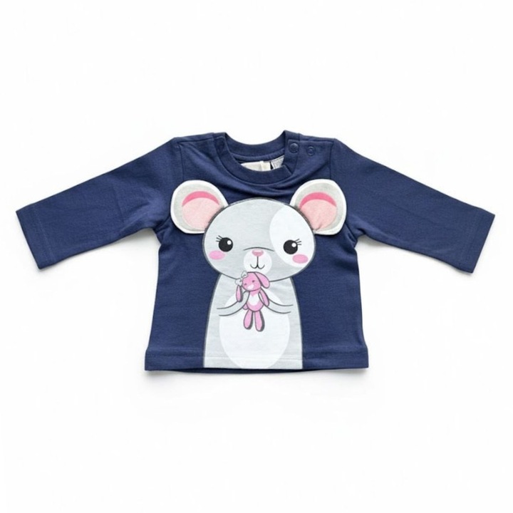 Bluza copii Chicco, bumbac/poliester, multicolor, 52 CM