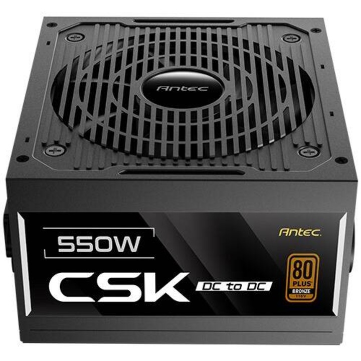 Sursa Antec 550W CSK550DC EC 80+ Bronze ATX Negru