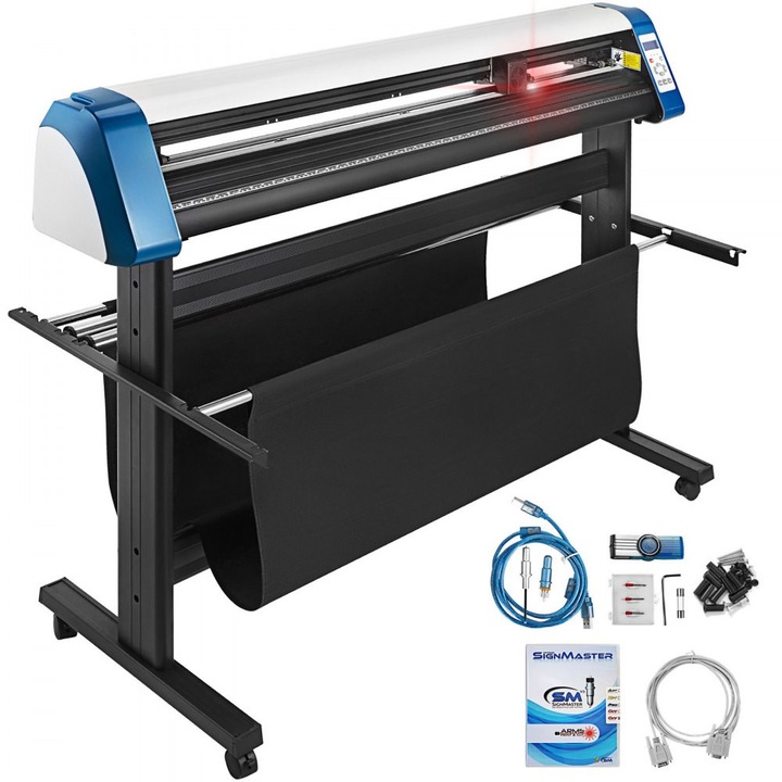 Plotter de taiat vinil, model semi-automat, latime de lucru 134, 62 cm, contur cu pozitionare manuala