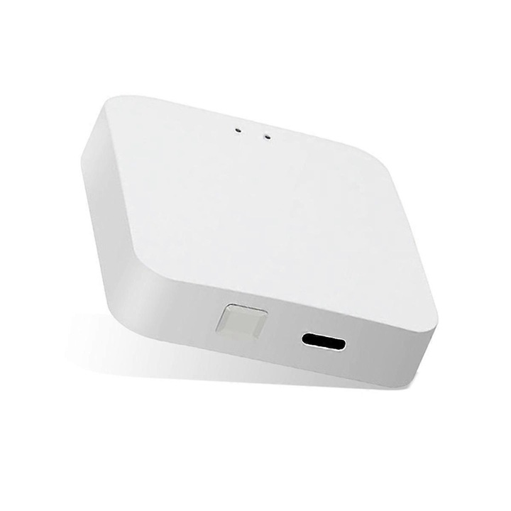 Hub ZigBee 3.0, set, alb, 5V/1A, pentru dispozitive smart home