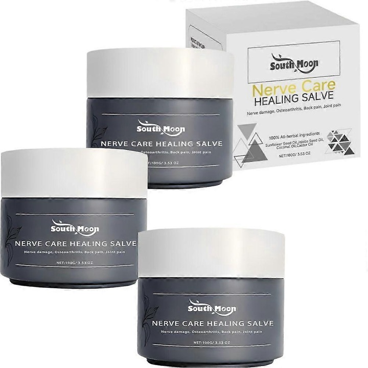 Ideg- és ízületi komfortkrém, 3 darab, gyengéd ápolás