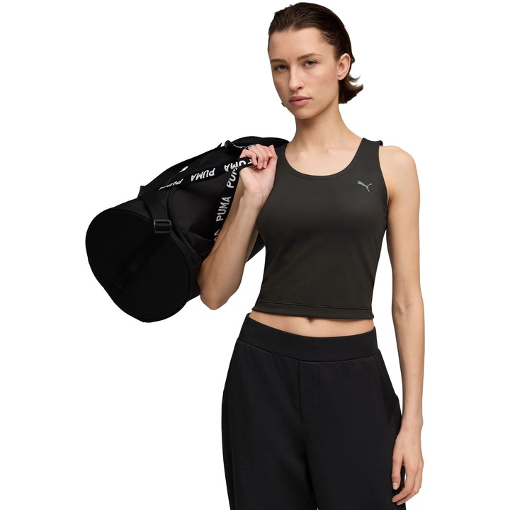 Maiou femei Puma W Cloudspun Twist Tank, Negru, Negru