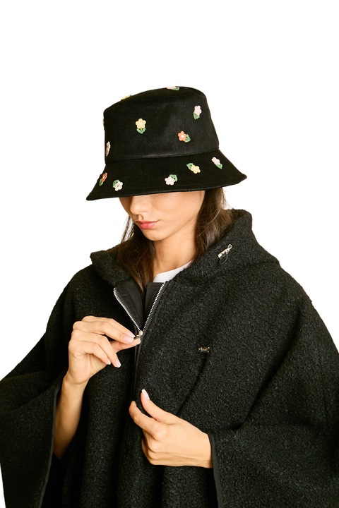 Pălărie de catifea, Stefanett, Livie, Negru