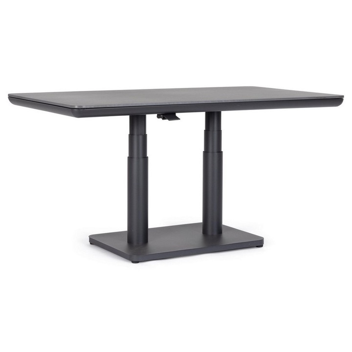 Masa inaltime reglabila gri antracit Miguel 140x80x51/72h