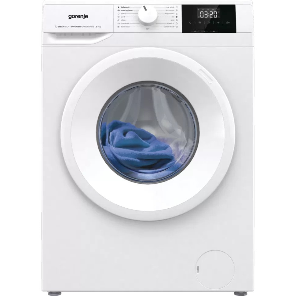 Mașină de spălat rufe Gorenje WNGPI72SBS, 7kg, 1200 rpm, 5 ani garanție, Albă