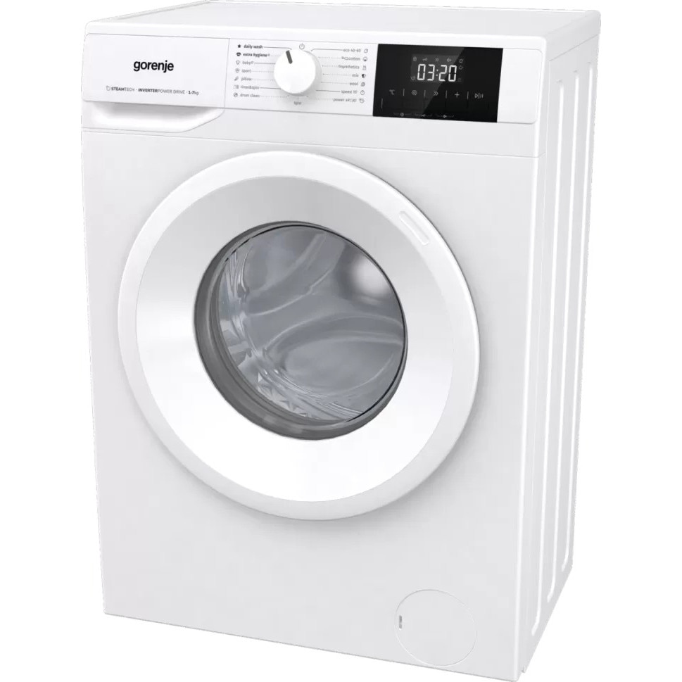 Mașină de spălat rufe Gorenje WNGPI72SBS, 7kg, 1200 rpm, 5 ani garanție, Albă