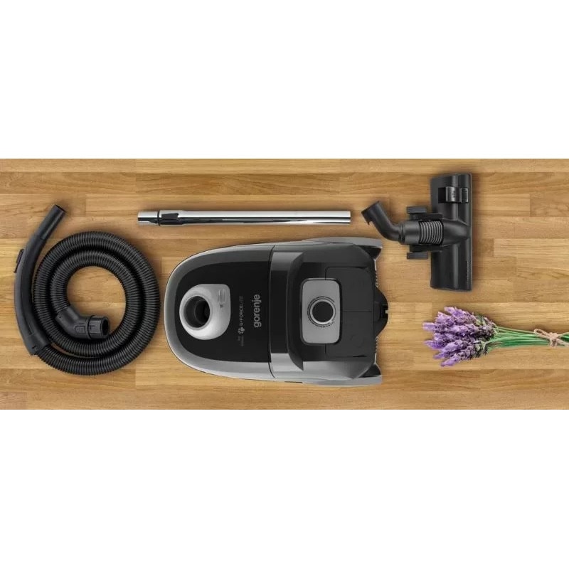 Aspirator Gorenje VCEA28GLBK, filtru Hepa, 700w, Roșu/Negru