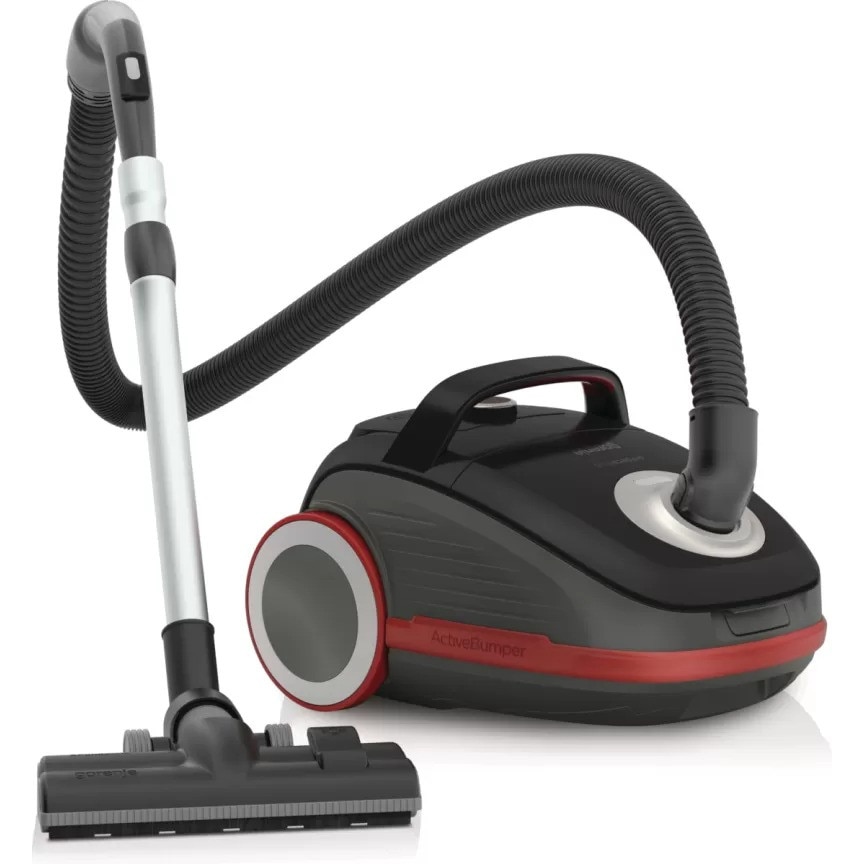 Aspirator Gorenje VCEA28GLBK, filtru Hepa, 700w, Roșu/Negru