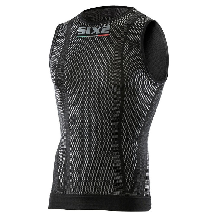 Maiou sport, SixS, Polipropilena, Negru, XL