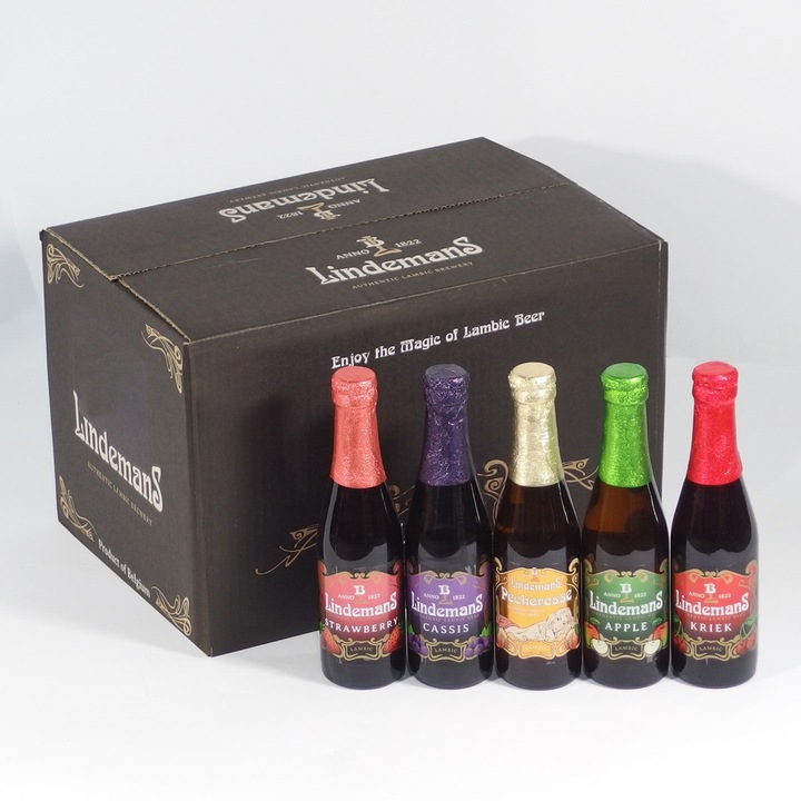 Кашон плодова бира Lindemans микс 24 бр