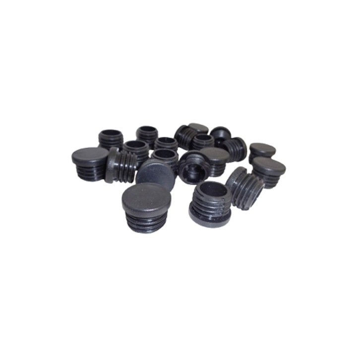 Set 20 capace plastic rotunde fi 27