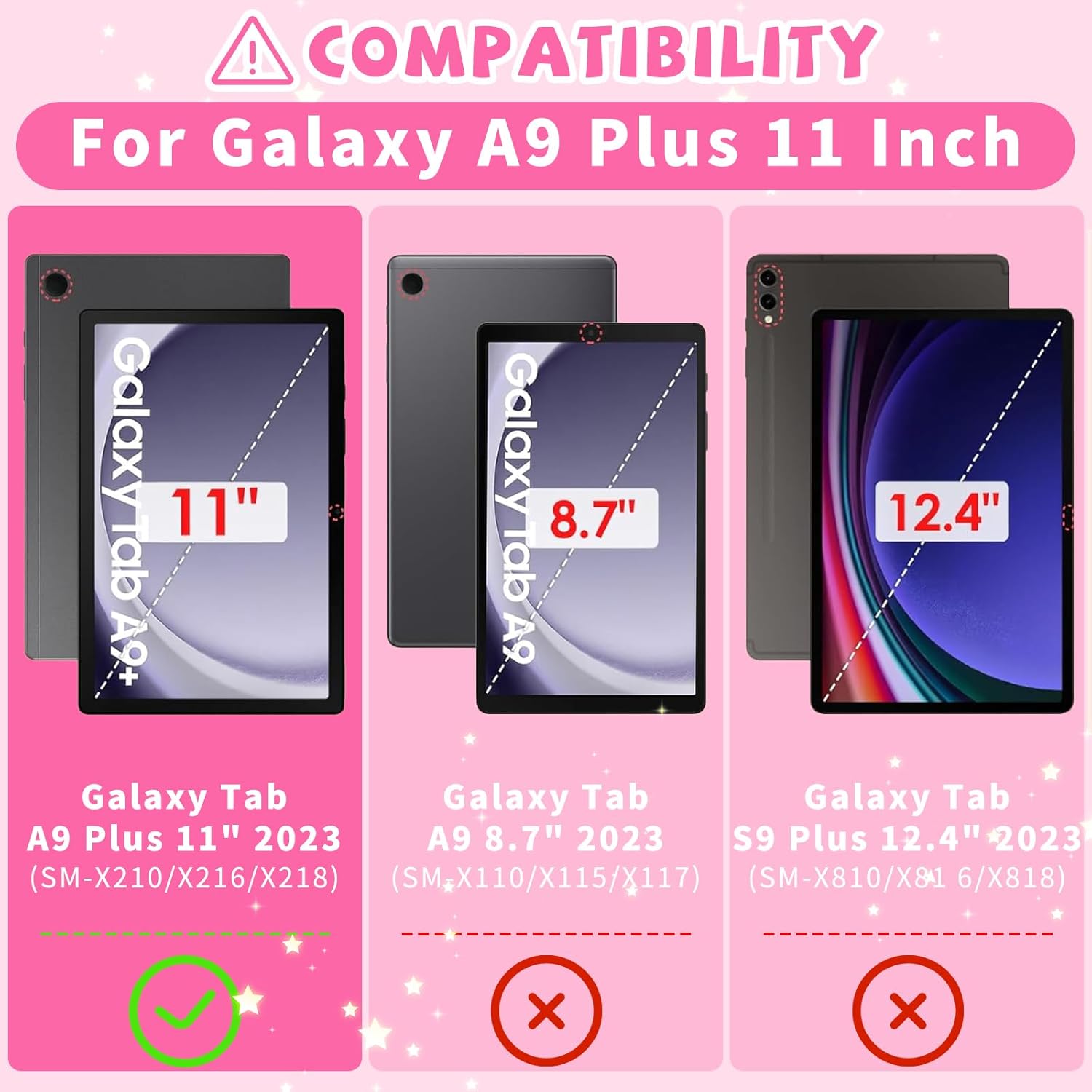 Husa Coolden pentru Samsung Galaxy Tab A9 Plus 11", din silicon moale, design 3D dragut cu capsuni si iaurt, rezistenta la socuri, cu suport rotativ si curea de umar, roz – ideala pentru fete