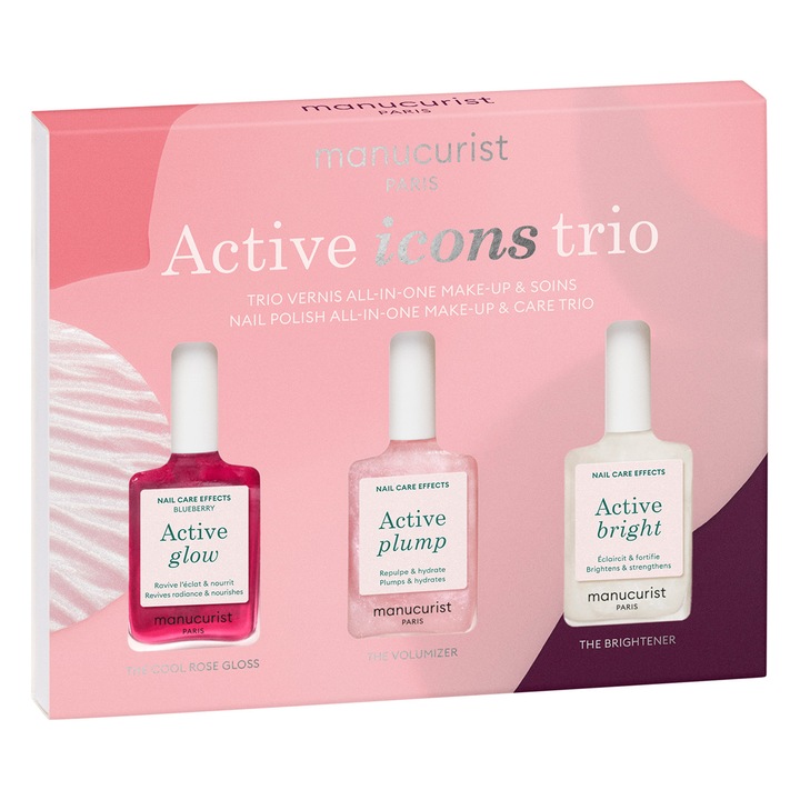 Manucurist Active Icons Trio, red, nude