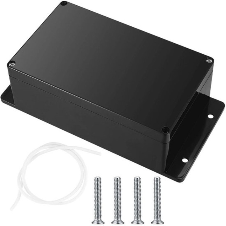 Cutie de jonctiune etansa IP65, 158x90x64mm, ABS, rezistenta la apa si praf, cu sistem de fixare