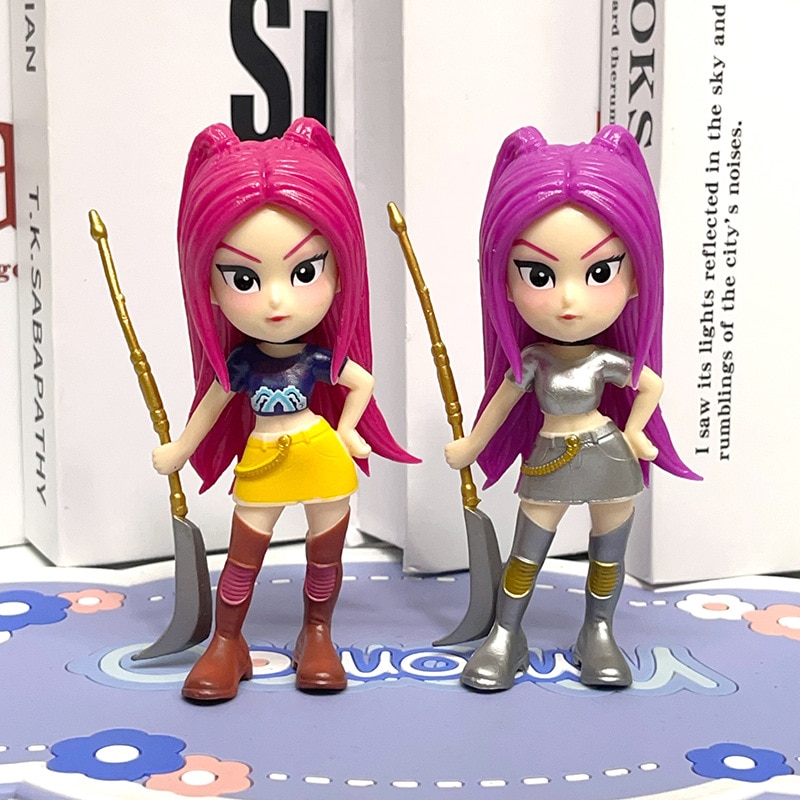Set De 8 Figurines K-Pop – Chasseurs De Démons – Mini Collection Articulée – Cadeau Pour Fans – En Plastique Durable