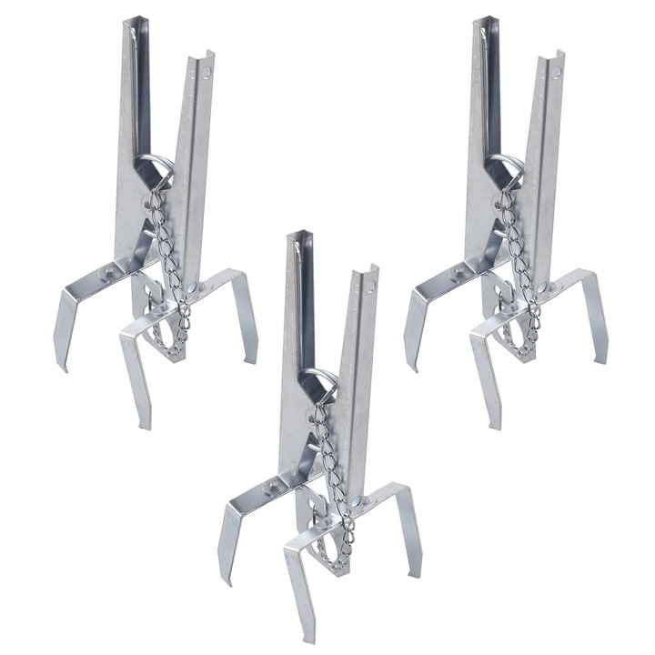 Capcana metalica pentru daunatori - ingusta, latime: 7,5 cm, material: otel galvanizat, 3 bucati