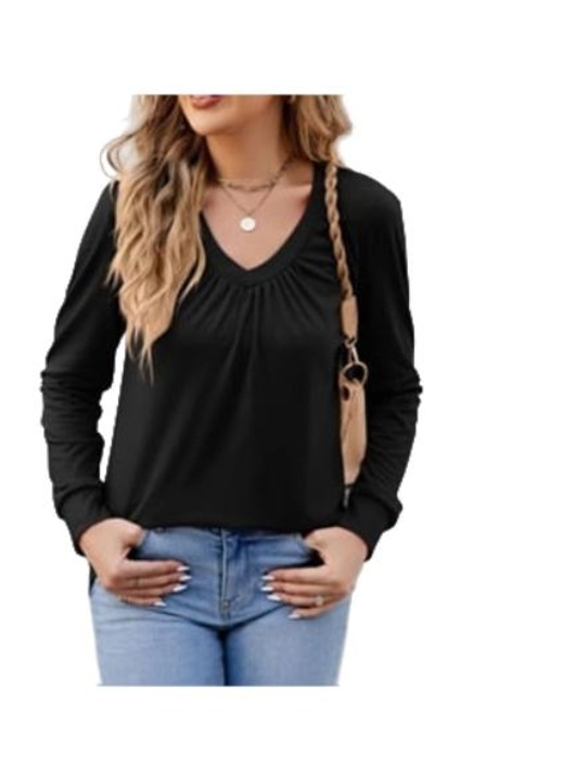 Bluza dama Gsedaox, neagra, bumbac